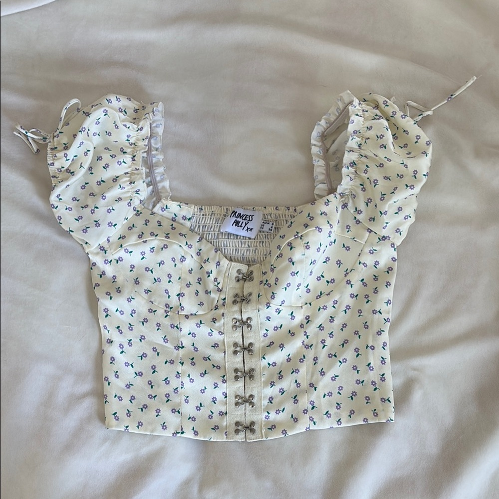 Princess Polly Floral Crop Top